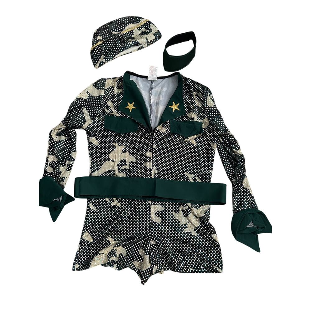 ARMY GIRL COSTUME SIZE M